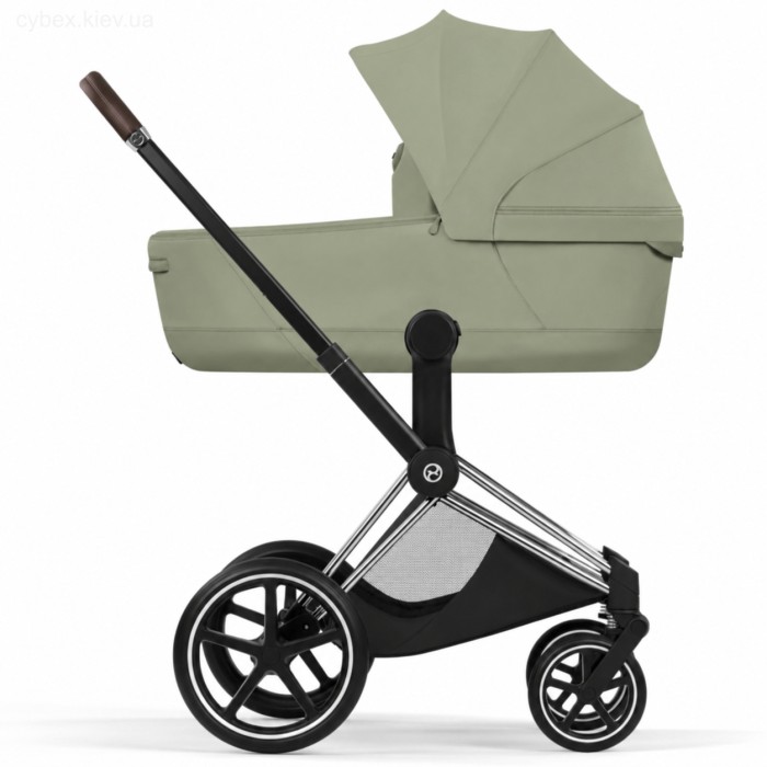 Cybex Priam Style Collection 5.0 коляска 1 в 1 люлька Sage Green + шасі Chrome