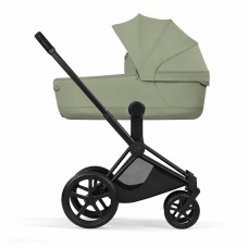Cybex Priam Style Collection 5.0 коляска 1 в 1 люлька Sage Green + шасі Matt Black