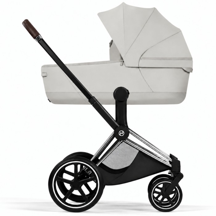 Cybex Priam Style Collection 5.0 stroller 1-in-1 carrycot City Grey + Chrome chassis