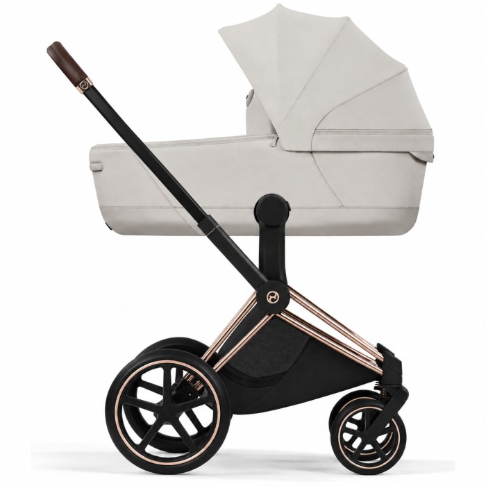 Cybex Priam Style Collection 5.0 коляска 1 в 1 люлька City Grey + шасі Rosegold