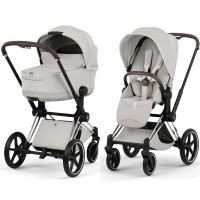 Cybex Priam Style Collection 5.0 City Grey chassis Chrome stroller 2 in 1