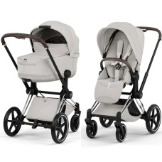 Cybex Priam Style Collection 5.0 City Grey шасі Chrome коляска 2 в 1