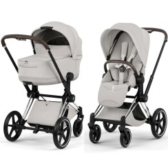 Cybex Priam Style Collection 5.0 City Grey шасі Chrome коляска 2 в 1