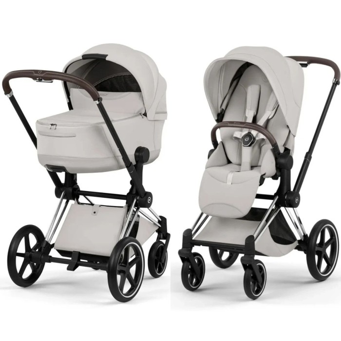 Cybex Priam Style Collection 5.0 City Grey шасі Chrome коляска 2 в 1