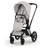 Коляска Cybex Priam Style Collection City Grey шасі Matt Black 5.0