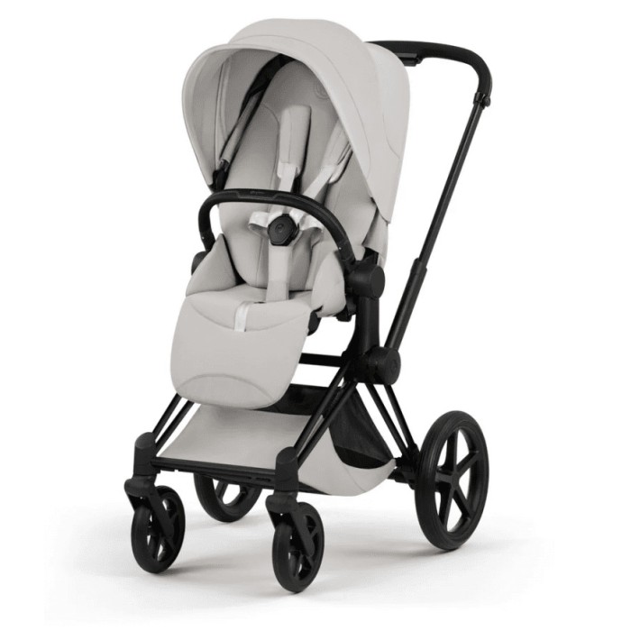 Cybex Priam Style Collection 5.0 City Grey шасі Matt Black коляска 2 в 1