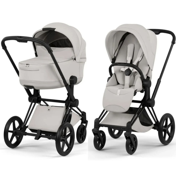 Cybex Priam Style Collection 5.0 City Grey шасі Matt Black коляска 2 в 1