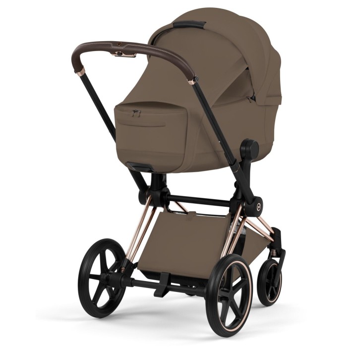 Cybex ePriam Style Collection Coconut Brown шасі Chrome 5.0 коляска 2 в 1