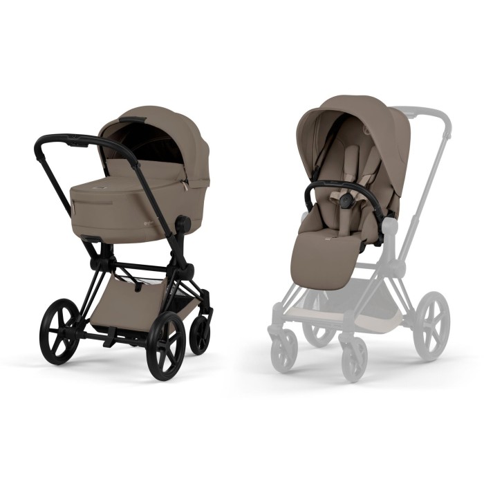 Візок Priam 2 в 1 BLK Coconut Brown 