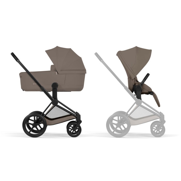 Візок Priam 2 в 1 BLK Coconut Brown 