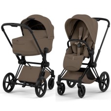 Cybex Priam Style Collection 5.0 Coconut Brown шасі Matt Black коляска 2 в 1