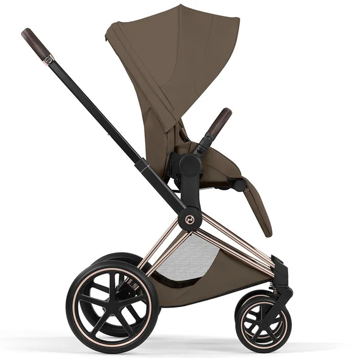 Cybex Priam Style Collection 5.0 Coconut Brown шасі Rosegold коляска 2 в 1