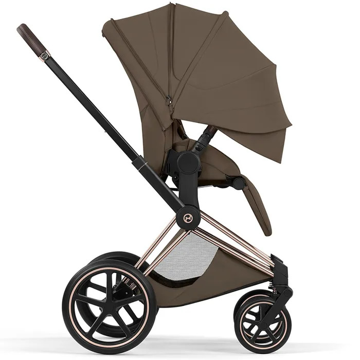 Cybex Priam Style Collection 5.0 Coconut Brown шасі Rosegold коляска 2 в 1