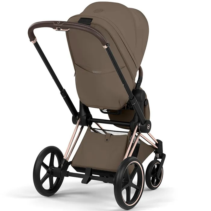 Cybex Priam Style Collection 5.0 Coconut Brown шасі Rosegold коляска 2 в 1