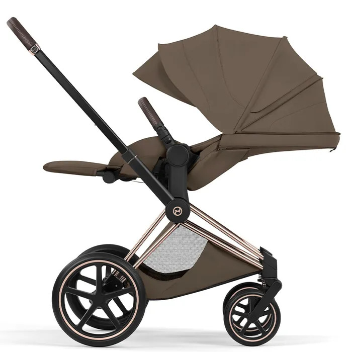 Cybex Priam Style Collection 5.0 Coconut Brown шасі Rosegold коляска 2 в 1