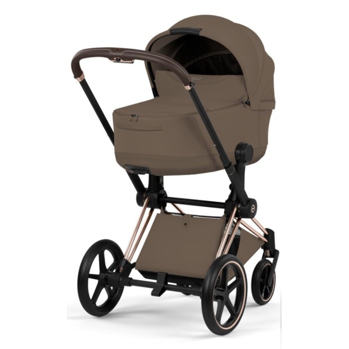 Cybex Priam Style Collection 5.0 Coconut Brown шасі Rosegold коляска 2 в 1