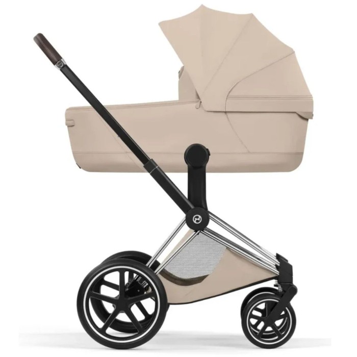 Cybex Priam Style Collection 5.0 Cozy Beige шасі Chrome коляска 2 в 1