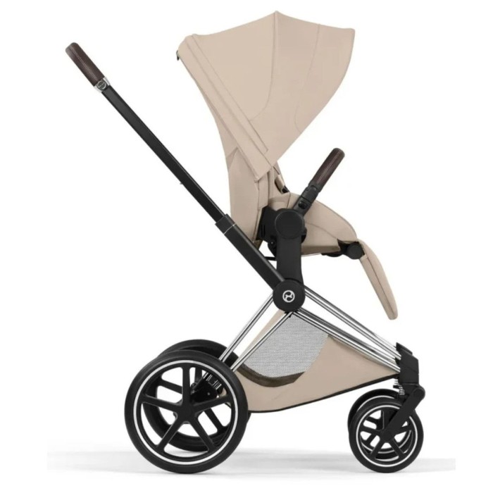 Cybex Priam Style Collection 5.0 Cozy Beige шасі Chrome коляска 2 в 1