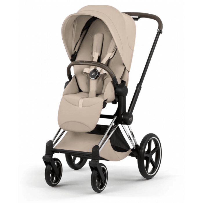 Cybex Priam Style Collection 5.0 Cozy Beige шасі Chrome коляска 2 в 1