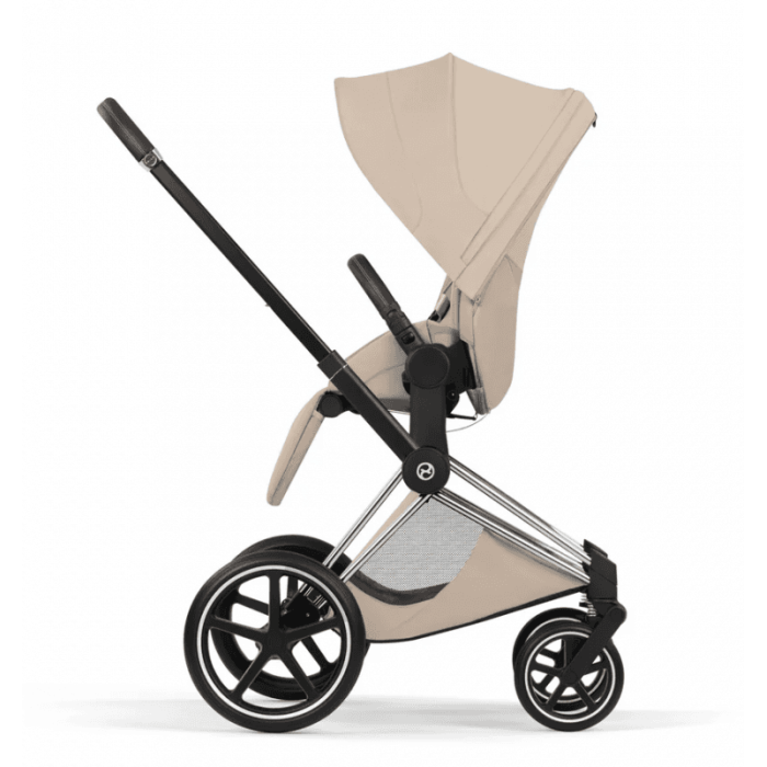 Cybex Priam Style Collection 5.0 Cozy Beige шасі Chrome коляска 2 в 1