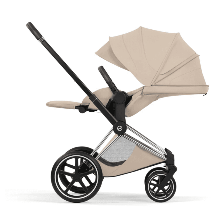 Cybex Priam Style Collection 5.0 Cozy Beige шасі Chrome коляска 2 в 1
