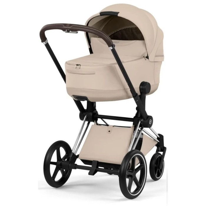 Cybex Priam Style Collection 5.0 Cozy Beige шасі Chrome коляска 2 в 1