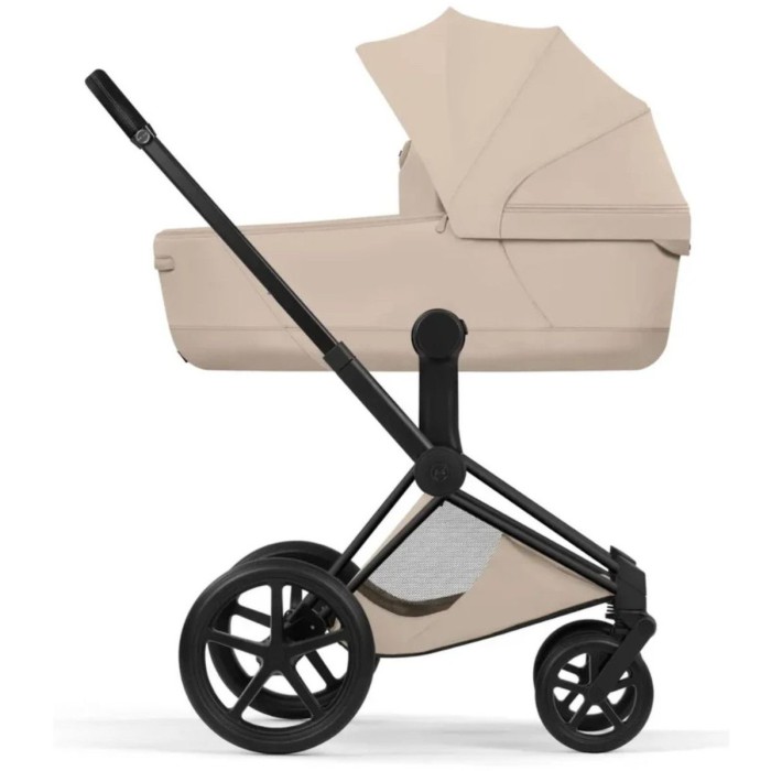 Cybex Priam Style Collection 5.0 Cozy Beige шасі Matt Black коляска 2 в 1