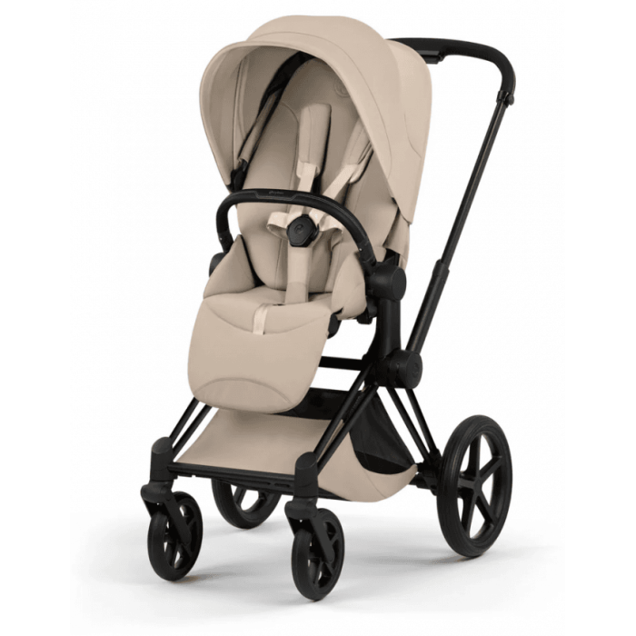Cybex Priam Style Collection 5.0 Cozy Beige шасі Matt Black коляска 2 в 1