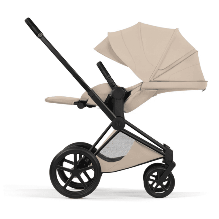 Cybex Priam Style Collection 5.0 Cozy Beige шасі Matt Black коляска 2 в 1