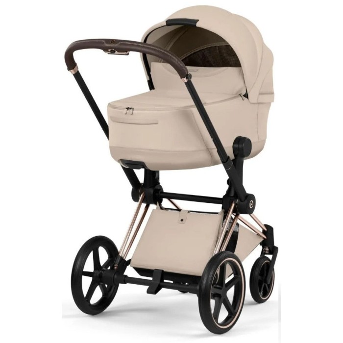 Cybex Priam Style Collection 5.0 Cozy Beige шасі Rosegold коляска 2 в 1