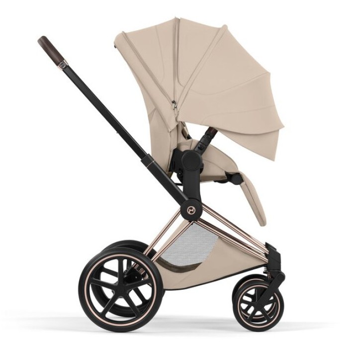 Cybex Priam Style Collection 5.0 Cozy Beige шасі Rosegold коляска 2 в 1