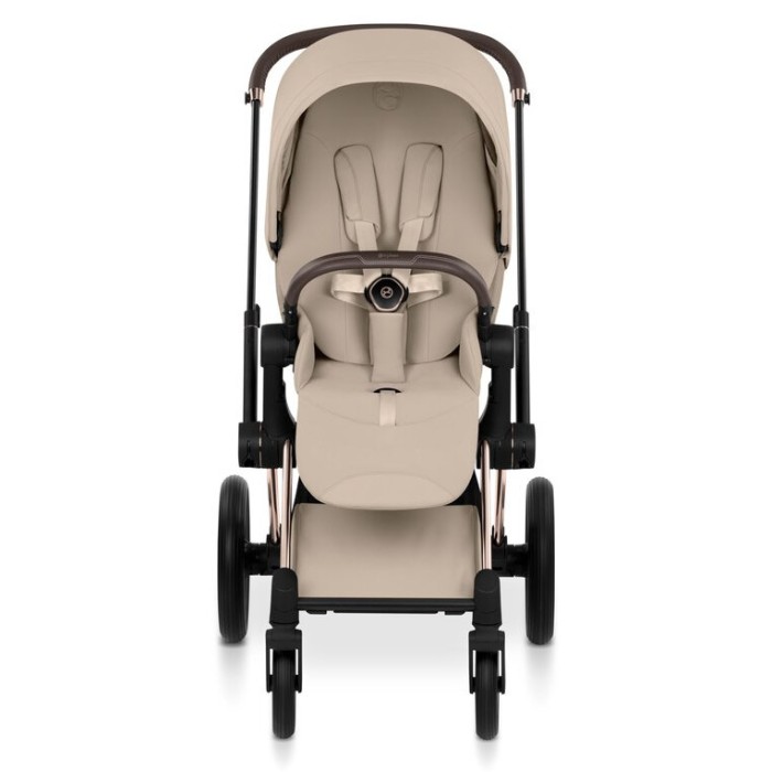 Cybex Priam Style Collection 5.0 Cozy Beige шасі Rosegold коляска 2 в 1