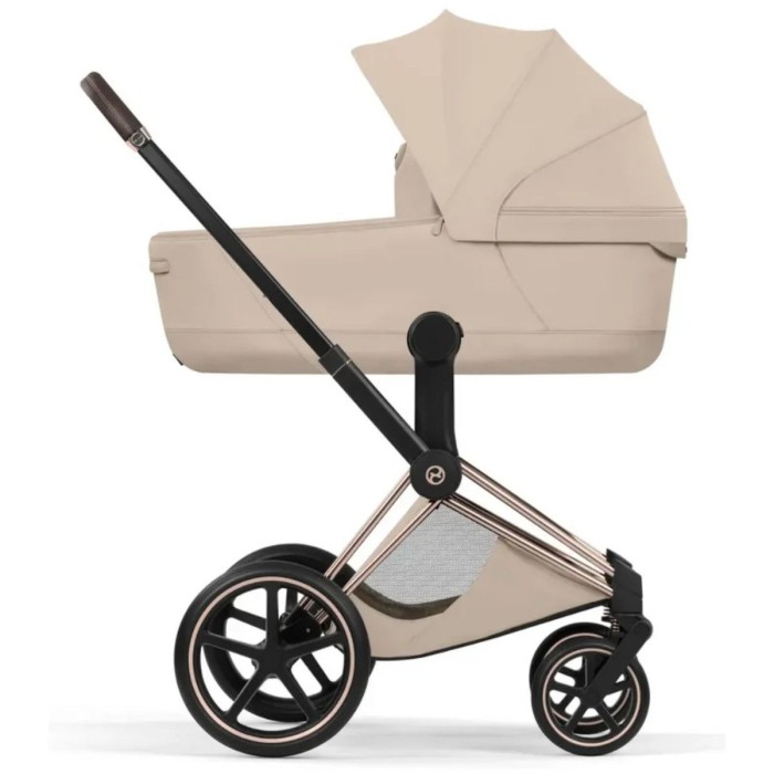Cybex Priam Style Collection 5.0 Cozy Beige шасі Rosegold коляска 2 в 1