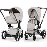Cybex ePriam Style Collection City Grey шасі Chrome 5.0 коляска 2 в 1
