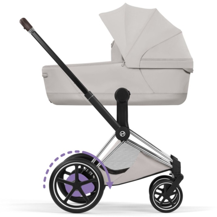 Cybex ePriam Style Collection City Grey шасі Chrome 5.0 коляска 2 в 1