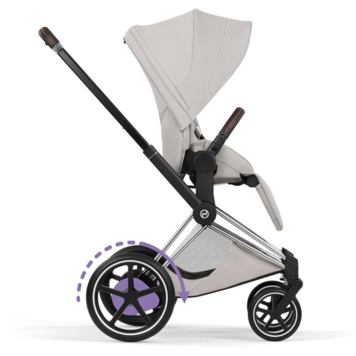 Cybex ePriam Style Collection City Grey шасі Chrome 5.0 коляска 2 в 1