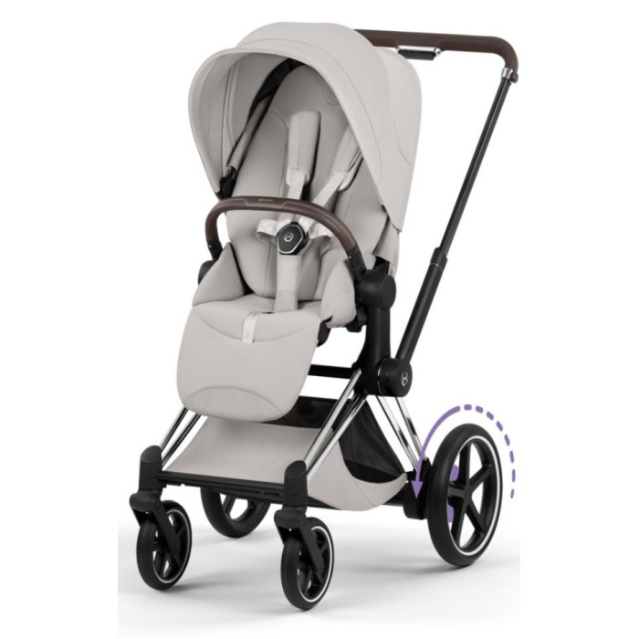 Cybex ePriam Style Collection City Grey шасі Chrome 5.0 коляска 2 в 1