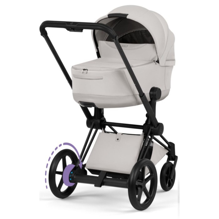 Cybex ePriam Style Collection City Grey шасі Matt Balck 5.0 коляска 2 в 1