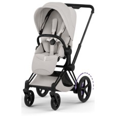 Коляска Cybex ePriam Style Collection City Grey шасі Matt Balck 5.0