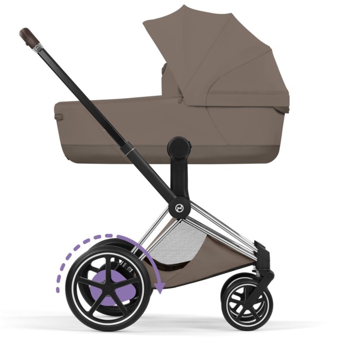 Cybex ePriam Style Collection Coconut Brown шасі Chrome 5.0 коляска 2 в 1