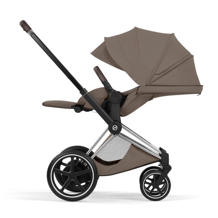 Cybex ePriam Style Collection Coconut Brown шасі Chrome 5.0 коляска 2 в 1