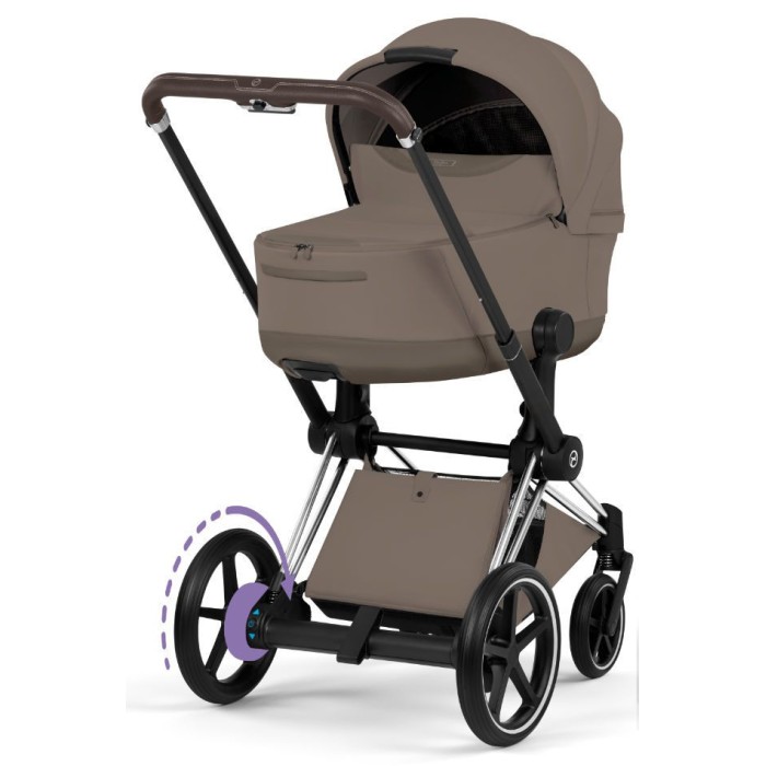 Cybex ePriam Style Collection Coconut Brown шасі Chrome 5.0 коляска 2 в 1