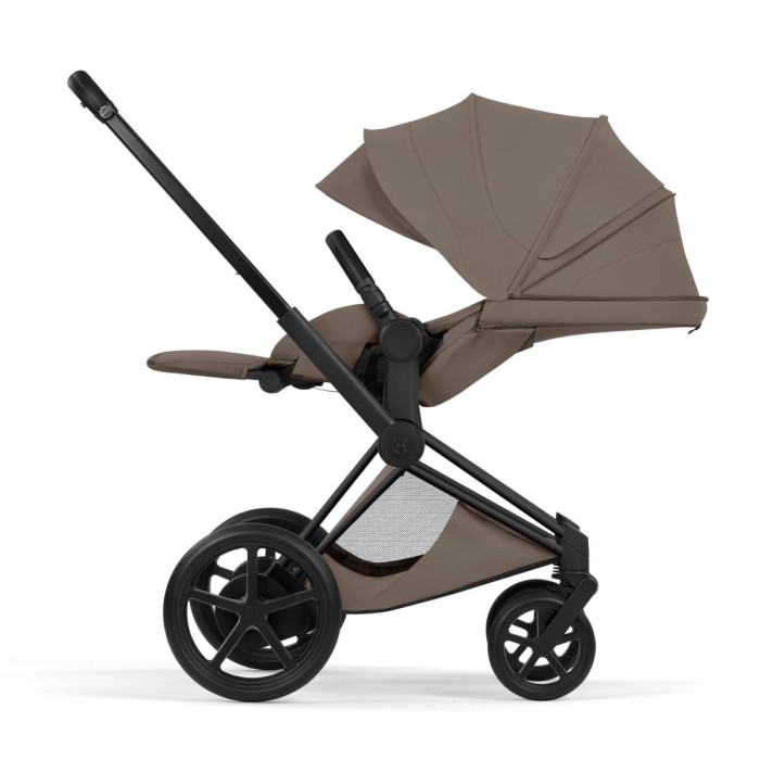 Cybex ePriam Style Collection Coconut Brown шасі Matt Balck 5.0 коляска 2 в 1
