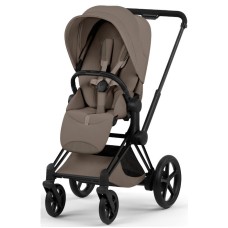 Коляска Cybex ePriam Style Collection Coconut Brown шасі Matt Balck 5.0