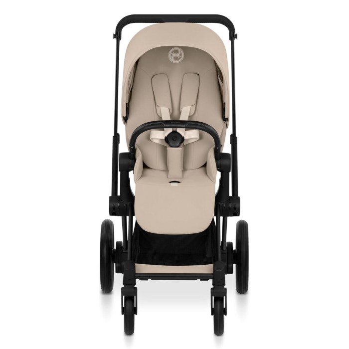 Cybex ePriam Comfort Collection Cozy Beige шасі Matt Black 5.0 коляска 2 в 1