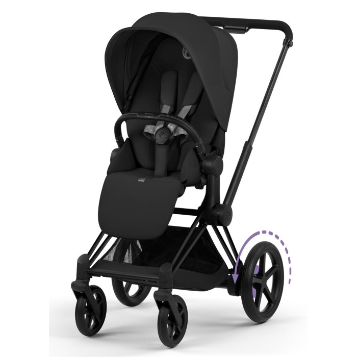 Cybex ePriam Comfort Collection Sepia Black шасі Matt Black 5.0 коляска 2 в 1