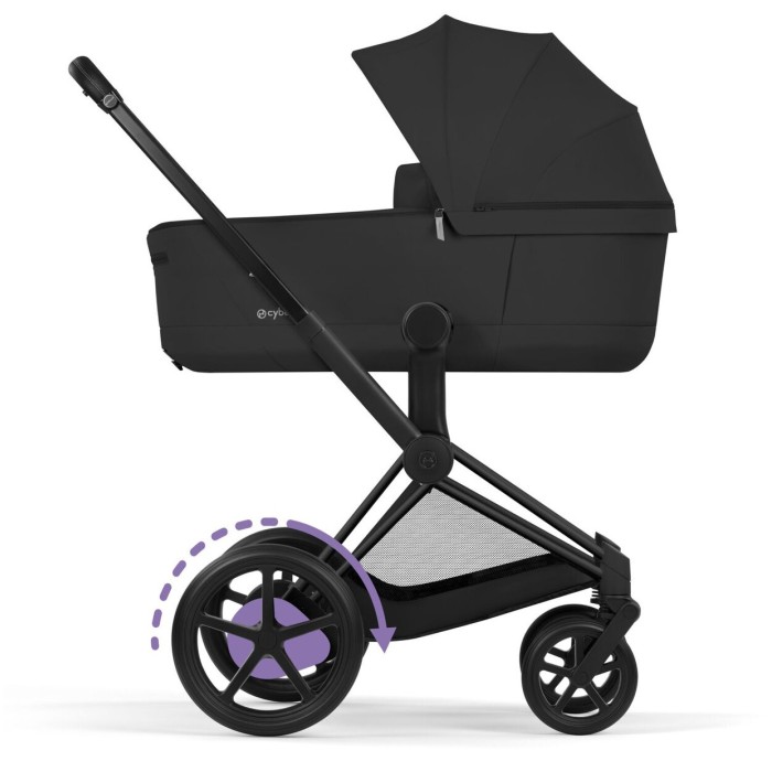 Cybex ePriam Comfort Collection Sepia Black шасі Matt Black 5.0 коляска 2 в 1