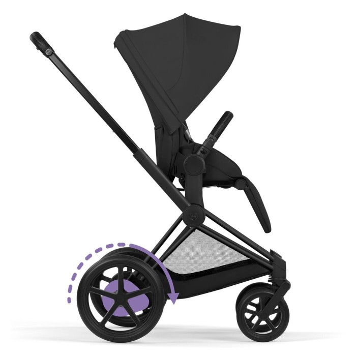 Cybex ePriam Comfort Collection Sepia Black шасі Matt Black 5.0 коляска 2 в 1