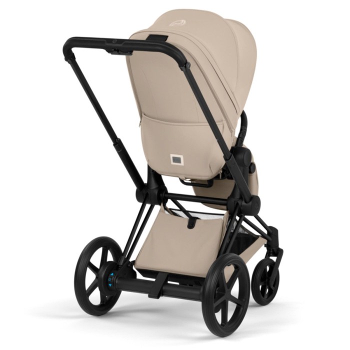 Коляска Cybex ePriam Style Collection Cozy Beige шасі Matt Balck 5.0