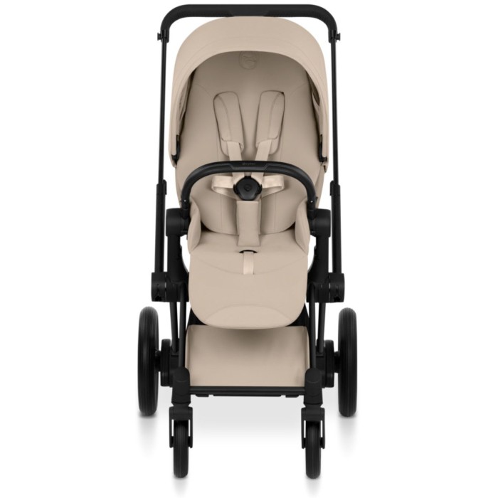 Коляска Cybex ePriam Style Collection Cozy Beige шасі Matt Balck 5.0